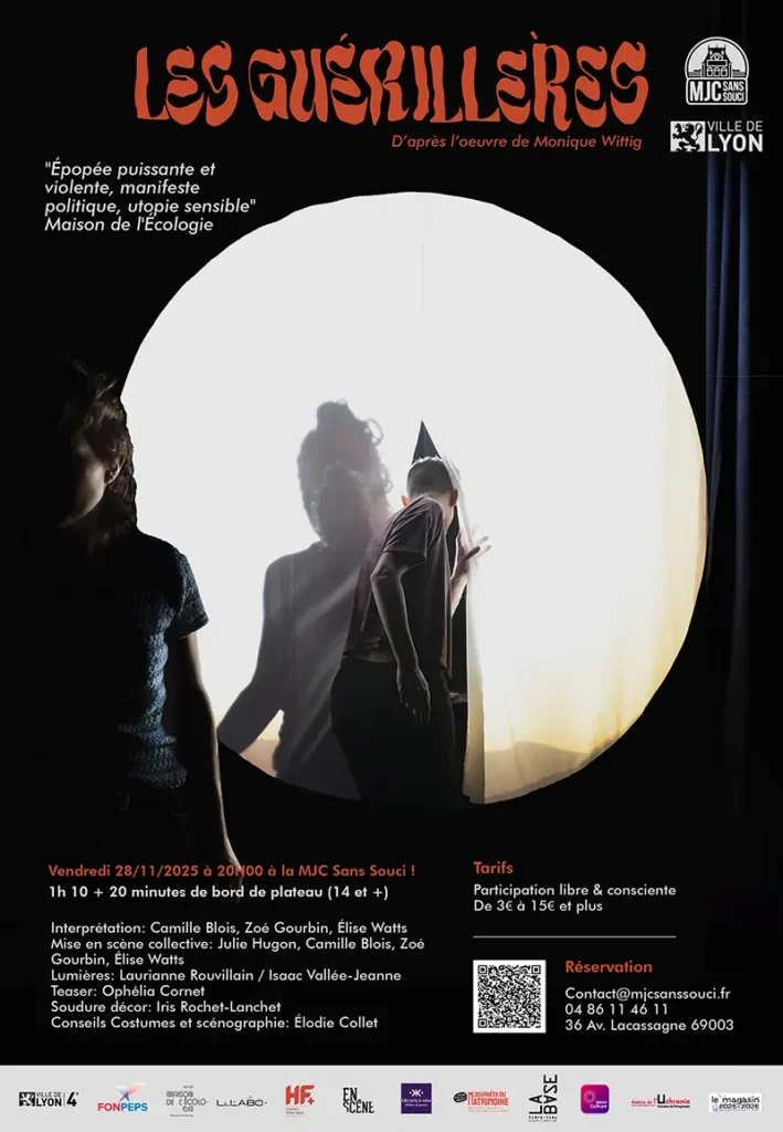 Spectacle les guerillieres mjc sans souci