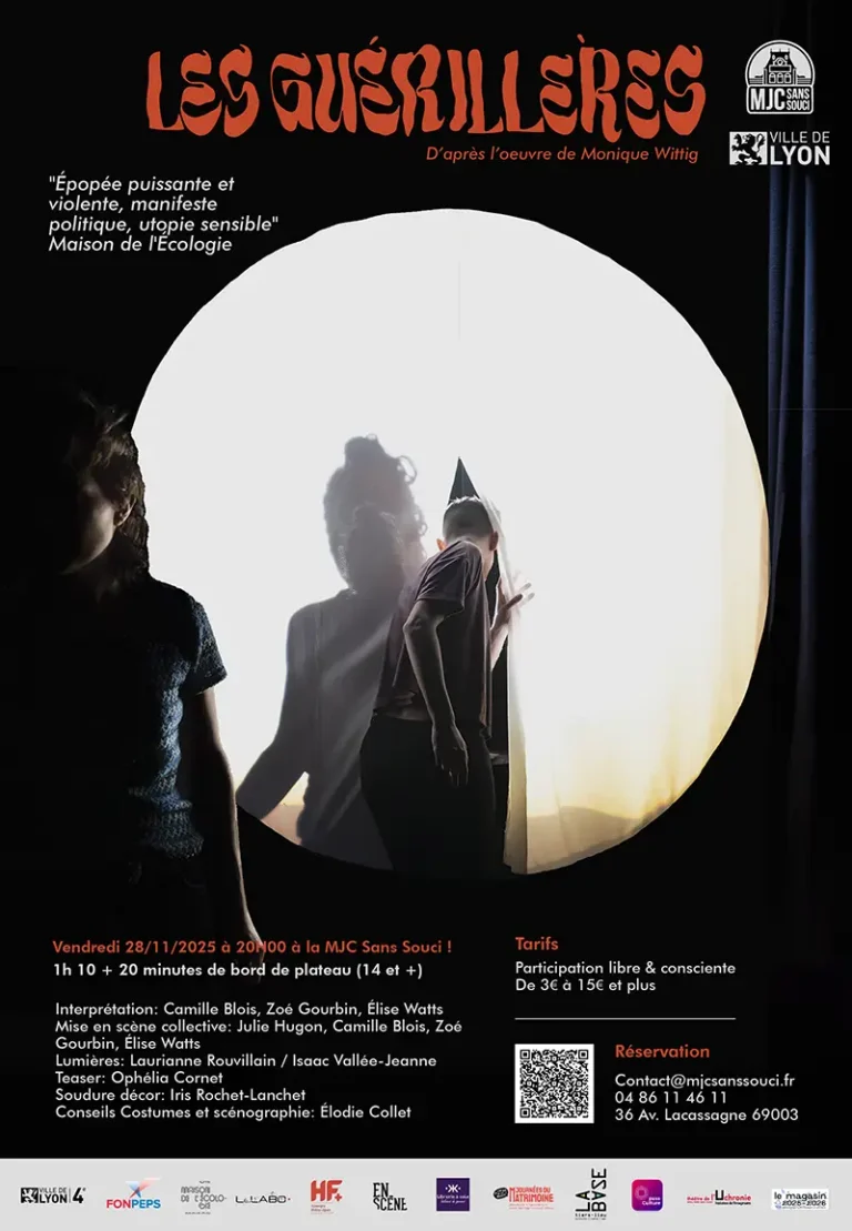 Spectacle les guerillieres mjc sans souci