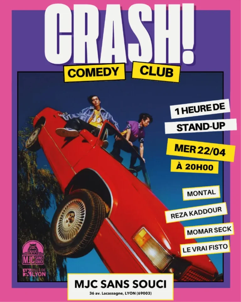 spectacle crash comedy club mjc sans souci